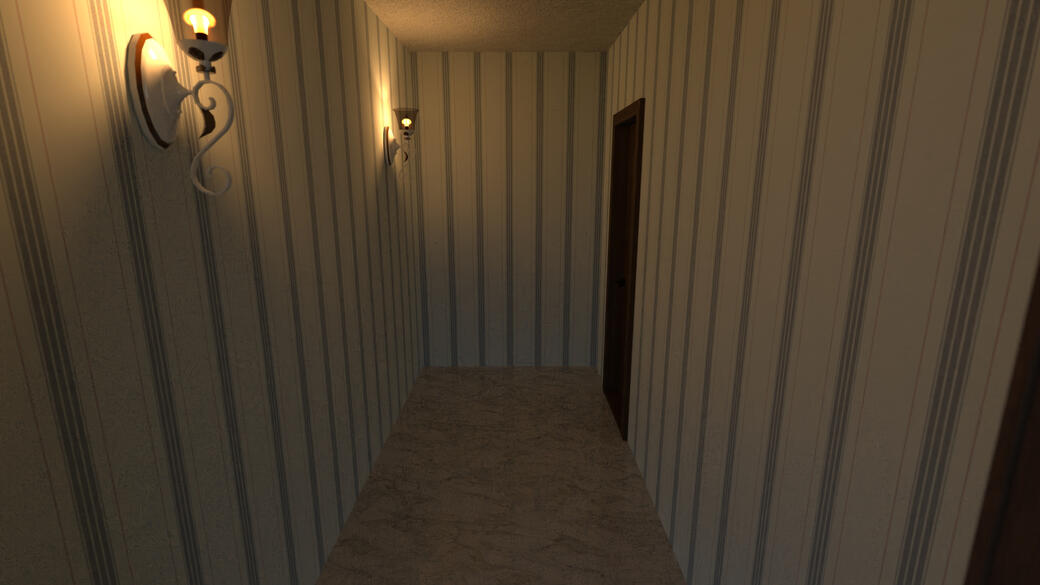 Exterior hallway